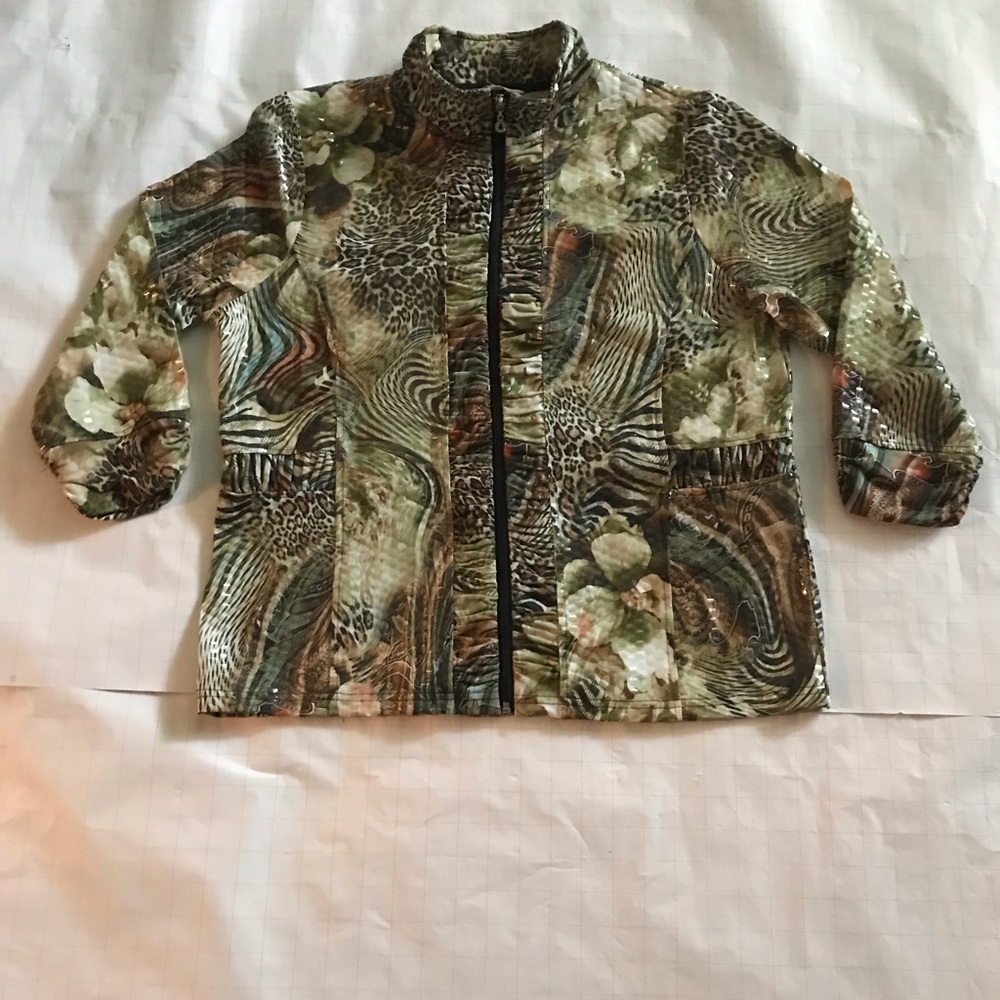 Erin London Animal Print Jacket.